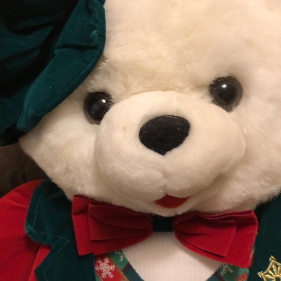 VINTAGE COLLECTIBLE SNOWFLAKE TEDDY 1997 HOLIDAY SEASONAL CHRISTMAS - #OS002 - Picture 6 of 9